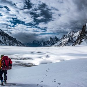 Snow Lake and hisper La trek